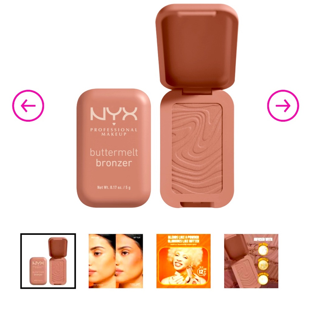 3/$35 New NYX Buttermelt Bronzer